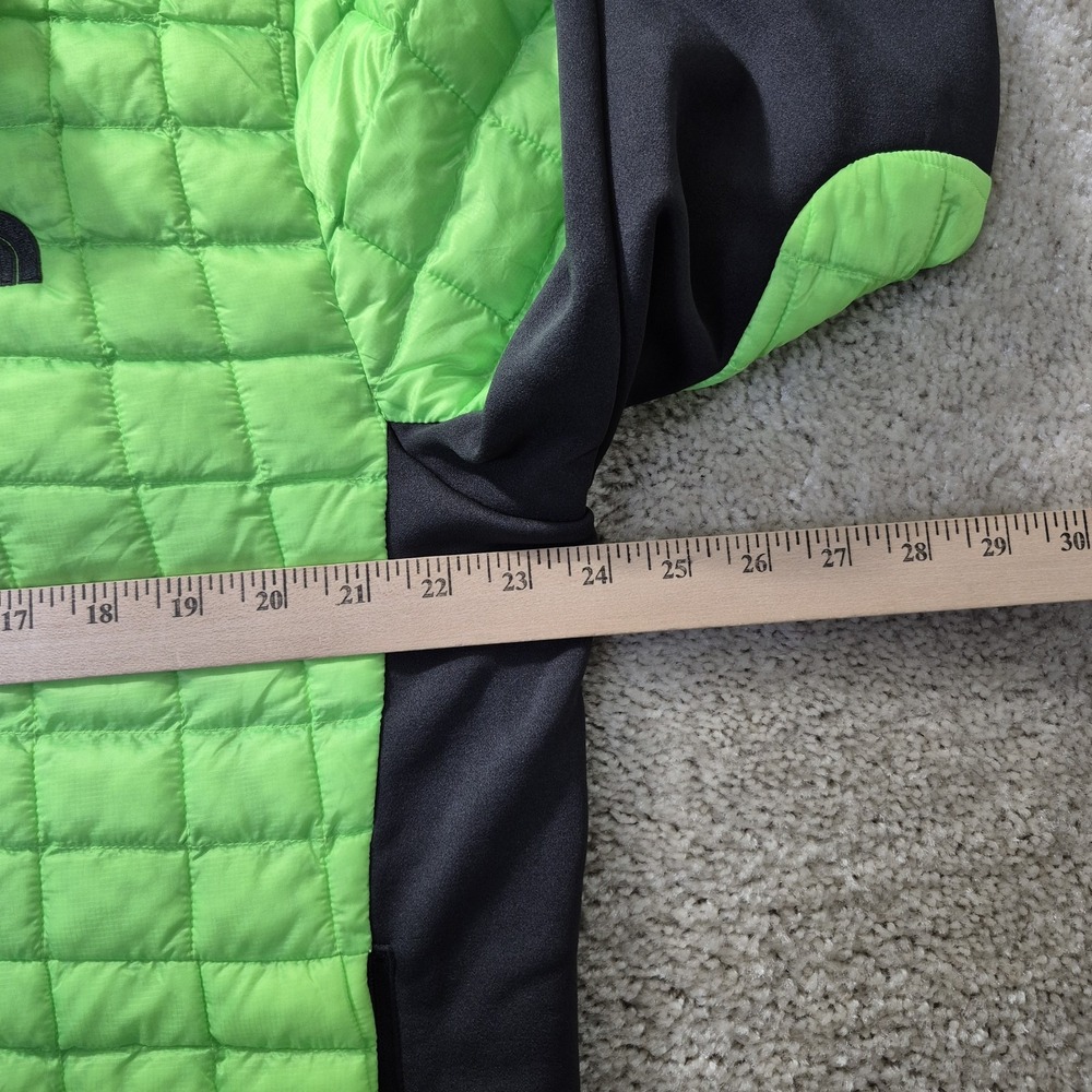 The North Face Jacket Mens XL Slim Thermoball Green Quilted Insulated Preppy - Picture 8 of 12